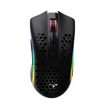 Redragon M808KS Storm Lightweight RGB Wireless Gaming Mouse, Honeycomb Shell - 7 Programmable Buttons, Black Redragon M808KS Storm Lightweight RGB Wireless Gaming Mouse, Honeycomb Shell - 7 Programmable Buttons, Black